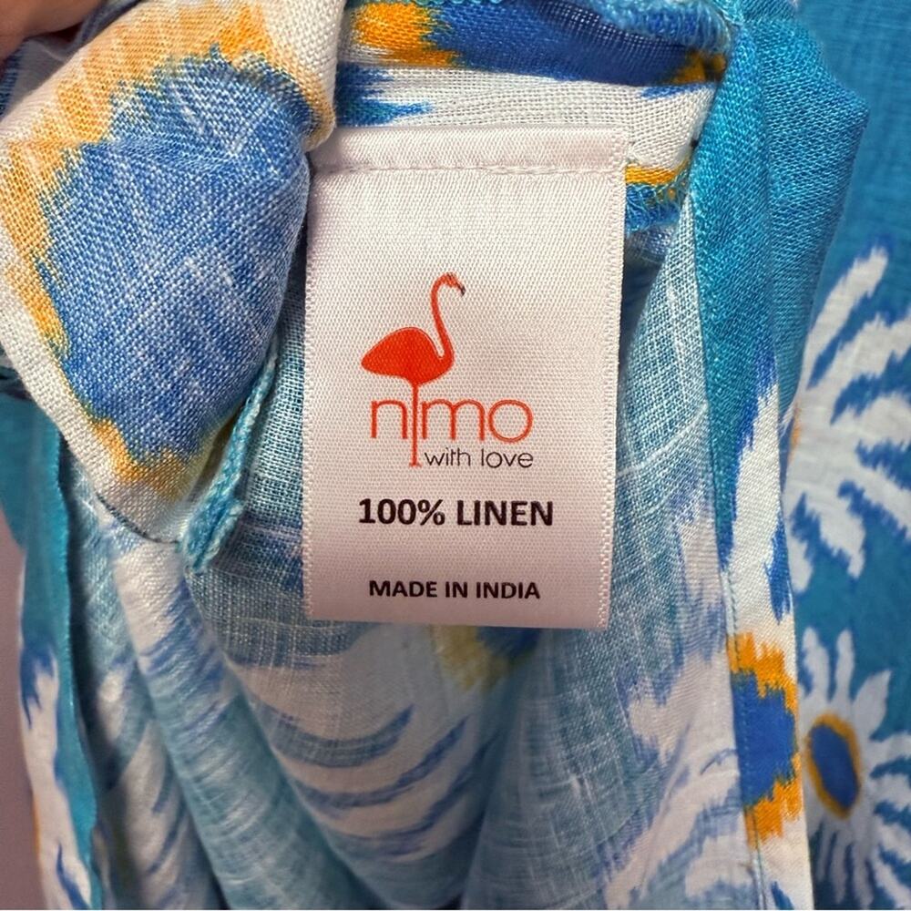Nimo With Love Dahlia Linen Kaftan - Picture 5 of 7